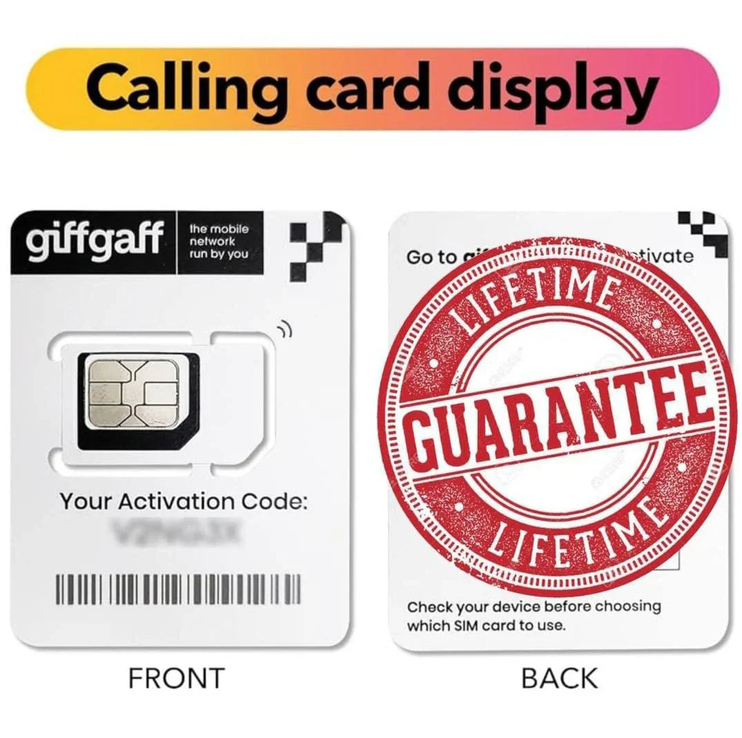Original UK GiffGaff SIM
