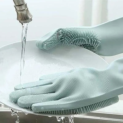 Silicon Magic Reusable Dishwashing Gloves